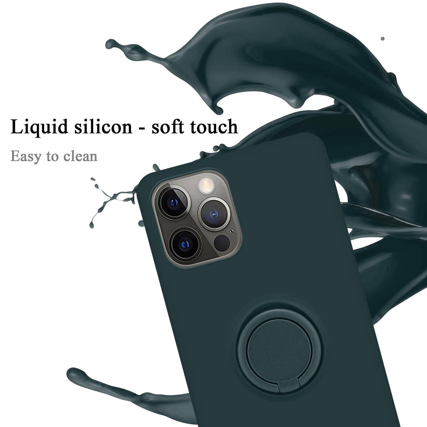 Cadorabo Hülle für Apple iPhone 13 PRO Schutz Hülle in Grün Handyhülle TPU Etui Case Cover