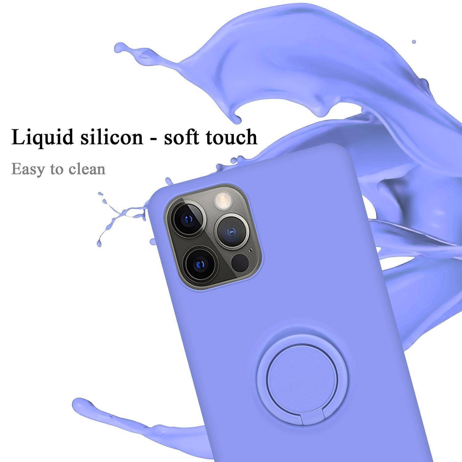 Cadorabo Hülle für Apple iPhone 13 PRO MAX Schutz Hülle in Lila Handyhülle TPU Etui Case Cover