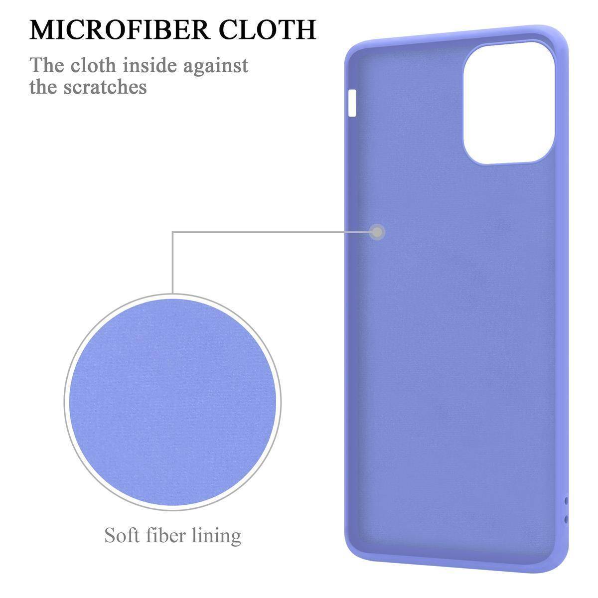 Cadorabo Hülle für Apple iPhone 13 PRO MAX Schutz Hülle in Lila Handyhülle TPU Etui Case Cover
