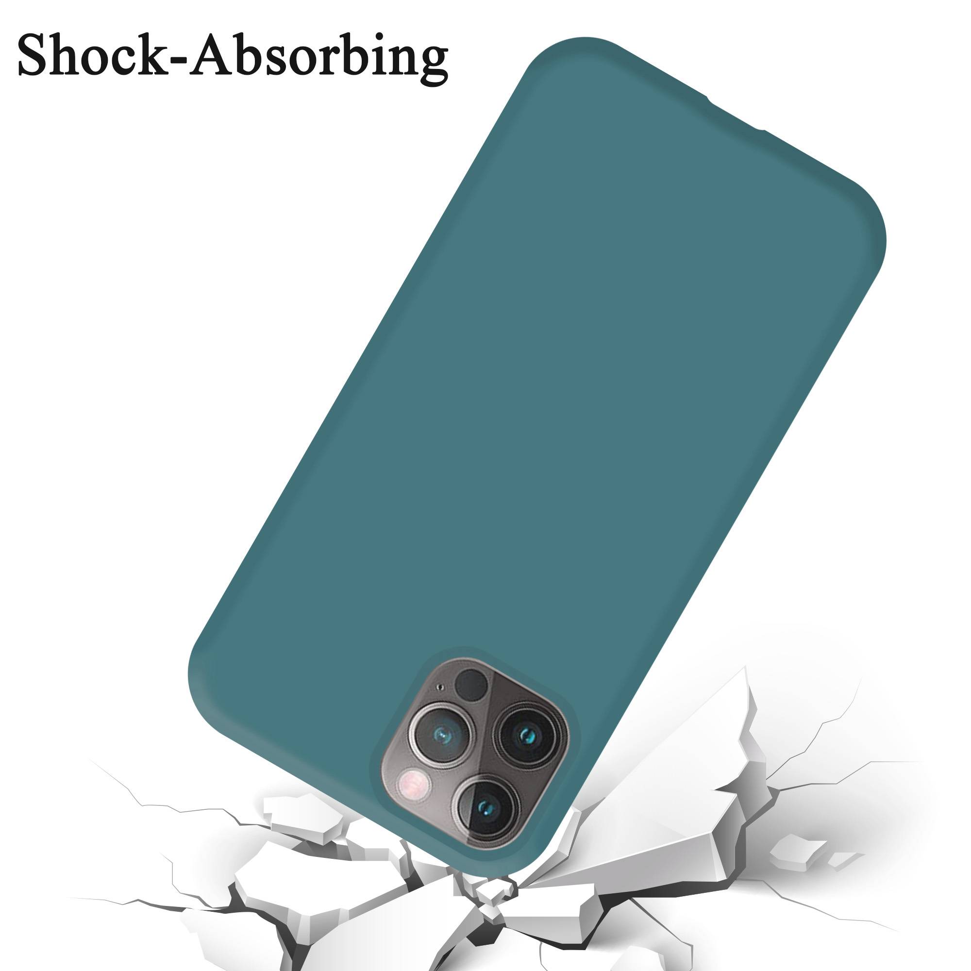 Cadorabo Schutzhülle für Apple iPhone 13 Hülle in Grün Handyhülle Case Cover TPU Etui