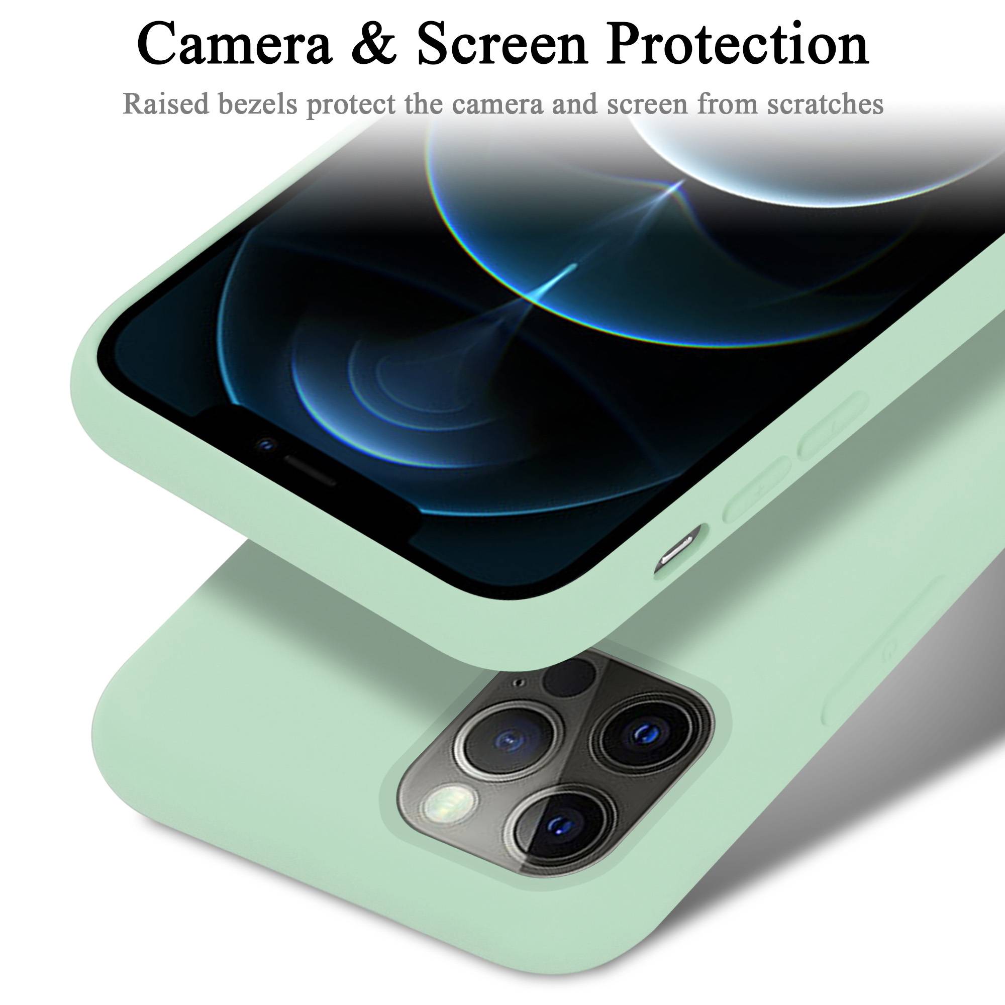 Cadorabo Schutzhülle für Apple iPhone 13 MINI Hülle in Grün Handyhülle Case Cover TPU Etui