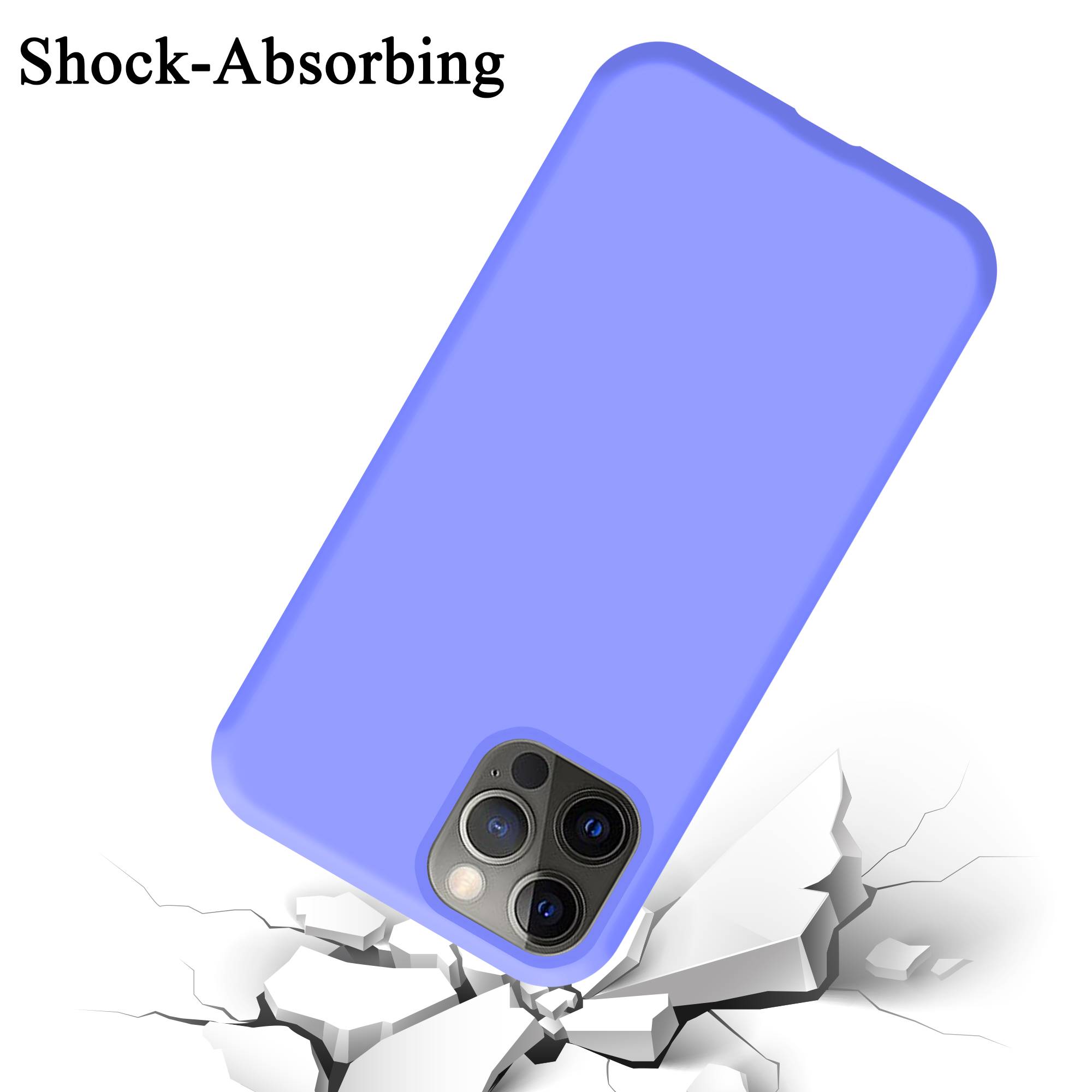 Cadorabo Schutzhülle für Apple iPhone 13 PRO MAX Hülle in Lila Handyhülle Case Cover TPU Etui