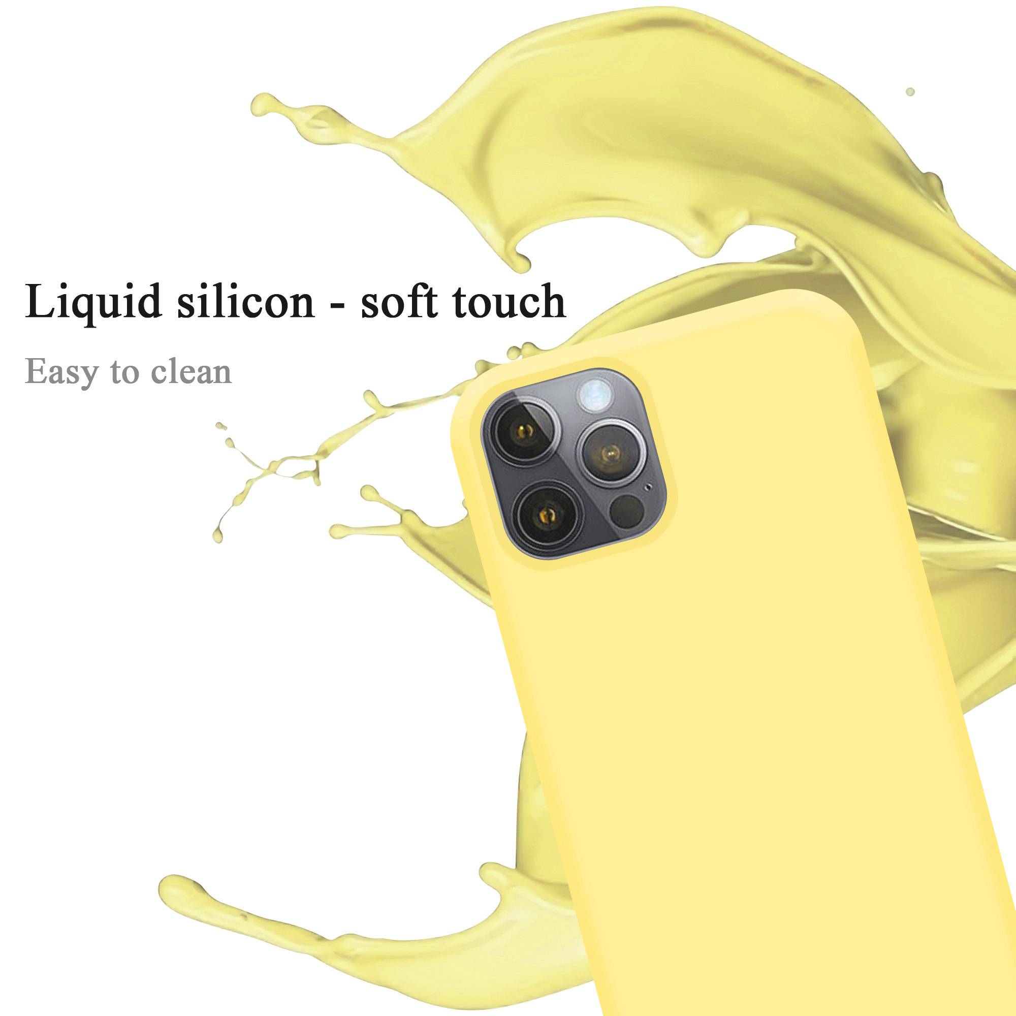 Cadorabo Schutzhülle für Apple iPhone 13 PRO MAX Hülle in Gelb Handyhülle Case Cover TPU Etui
