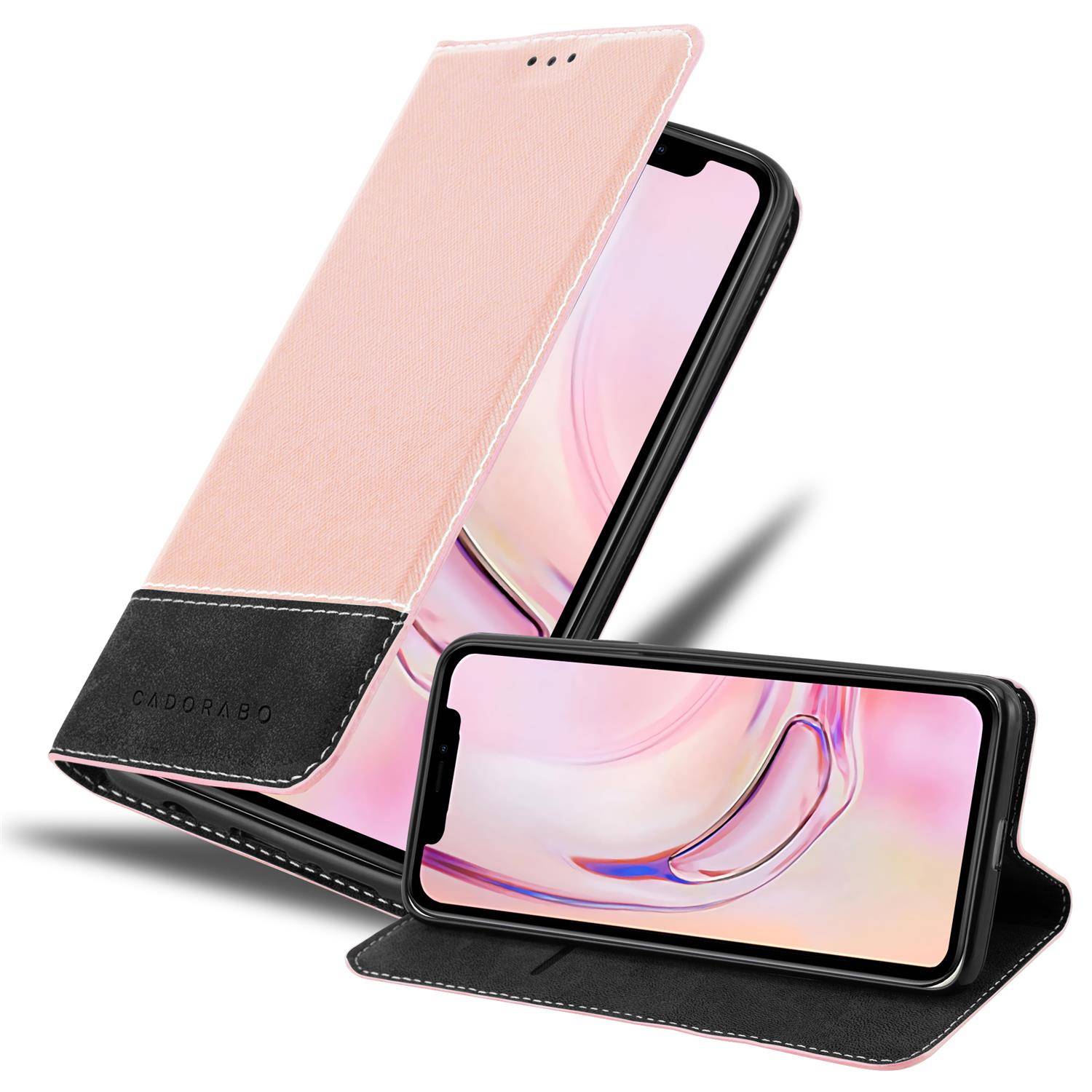 Cadorabo Hülle für Apple iPhone 13 Schutzhülle in Rosa SHandyhülle Book Case Etui Kunstleder