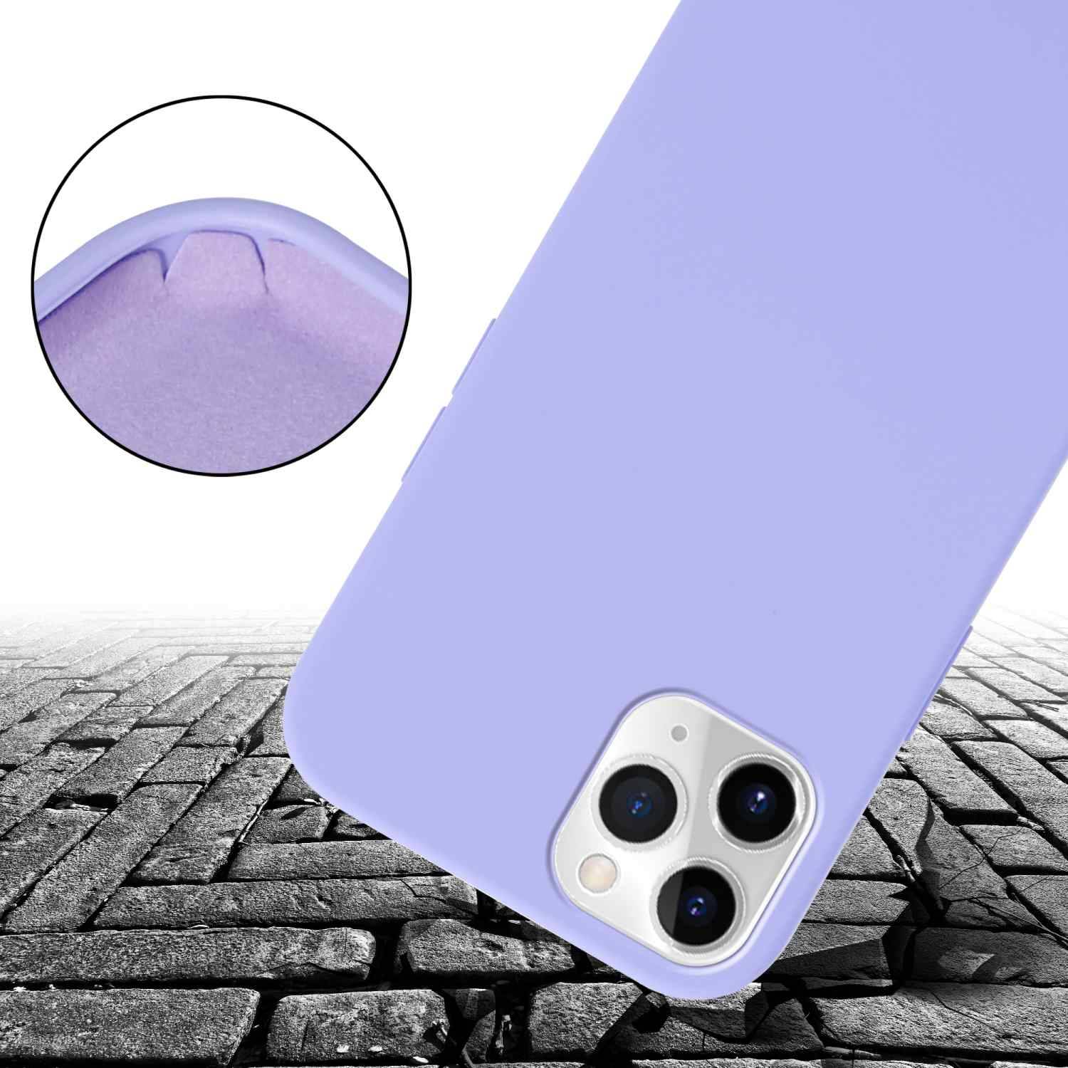 Cadorabo Schutzhülle für Apple iPhone 11 PRO MAX Hülle in Lila Handykette Etui längenverstellbar Kordel Band