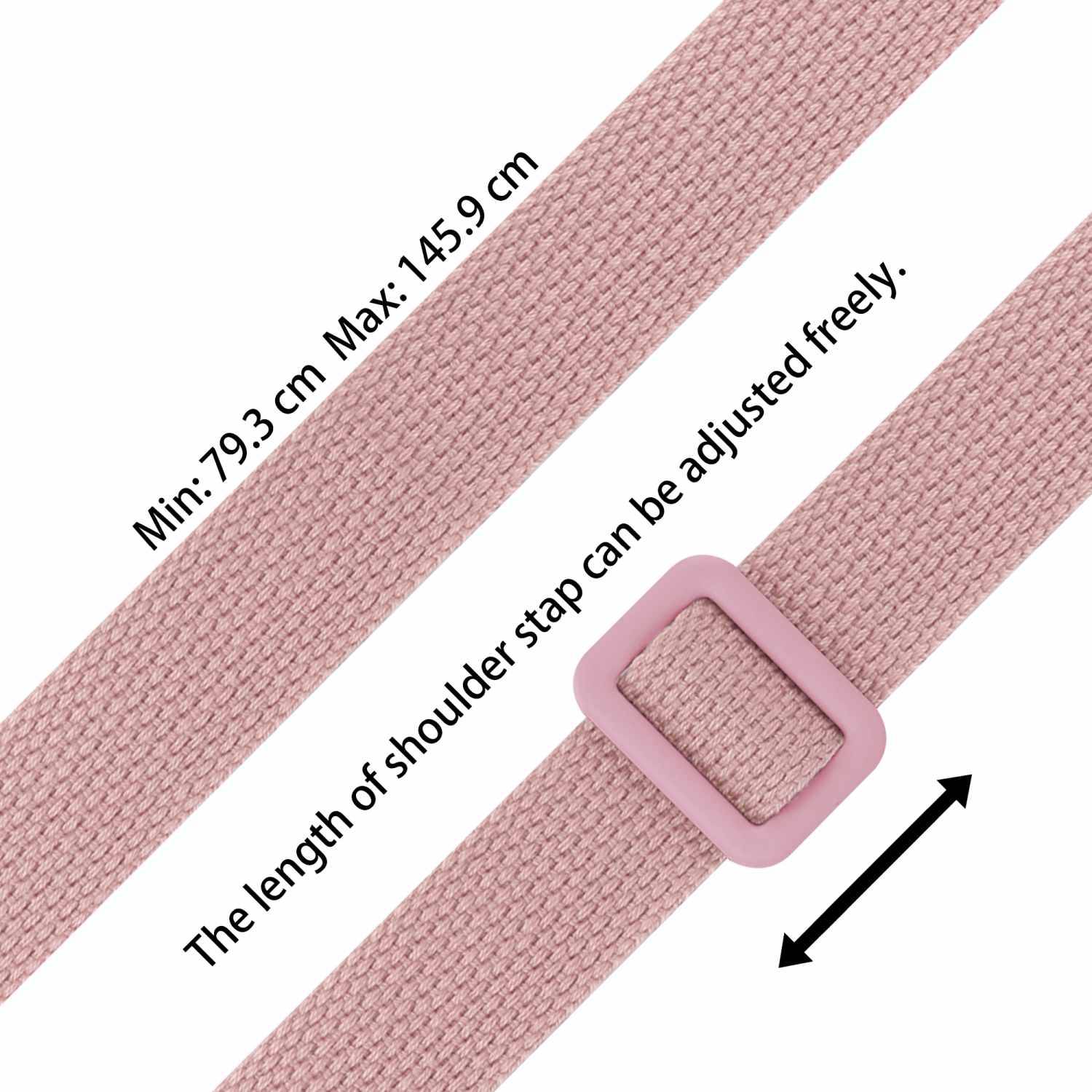 Cadorabo Schutzhülle für Apple iPhone 13 Hülle in Rosa Handykette Etui längenverstellbar Kordel Band