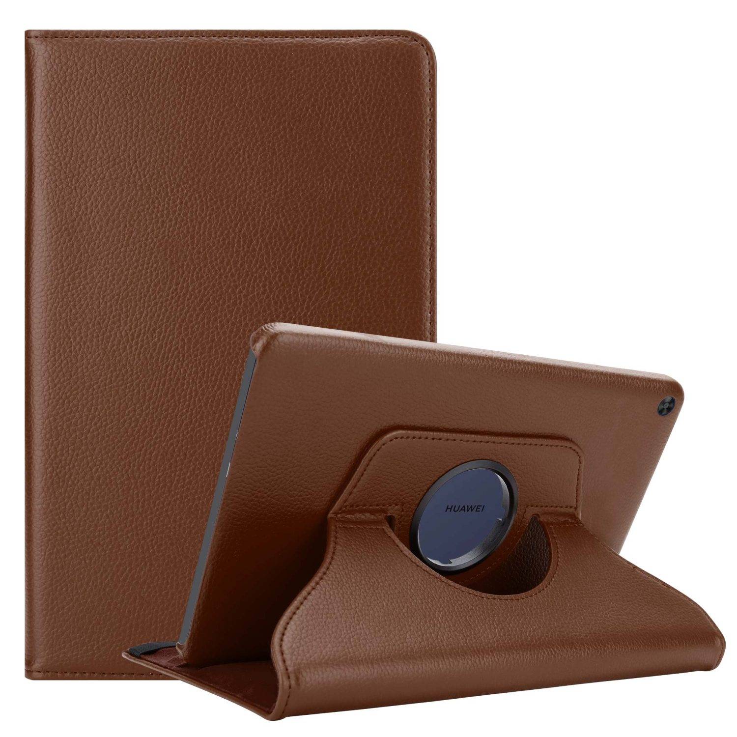 Cadorabo Hülle für Huawei MatePad T 10 (9.7 Zoll) / T 10s (10.1 Zoll) Tablet Schutz Hülle in Braun Schutzhülle Etui Case