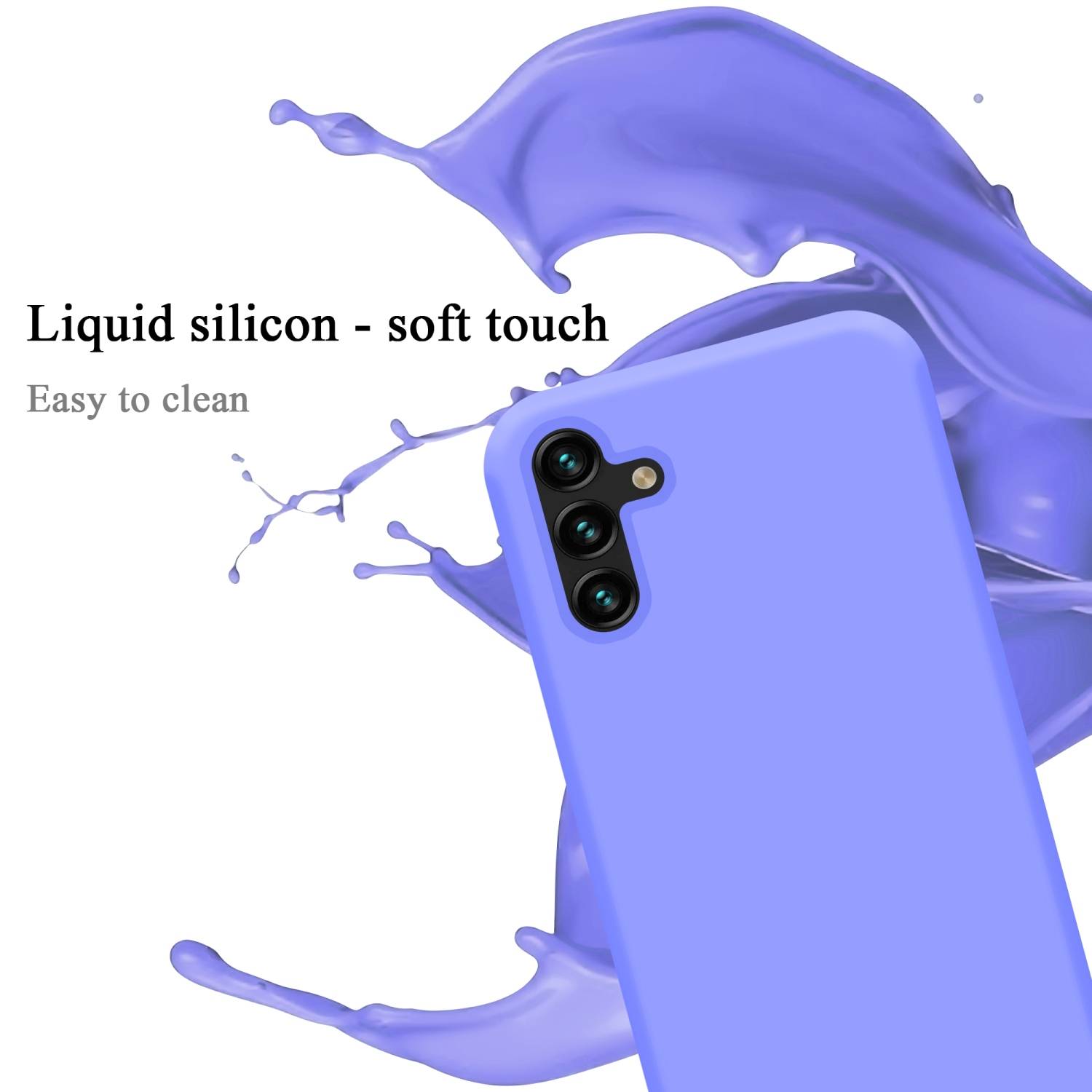 Cadorabo Schutzhülle für Samsung Galaxy A13 5G Hülle in Lila Handyhülle Case Cover TPU Etui