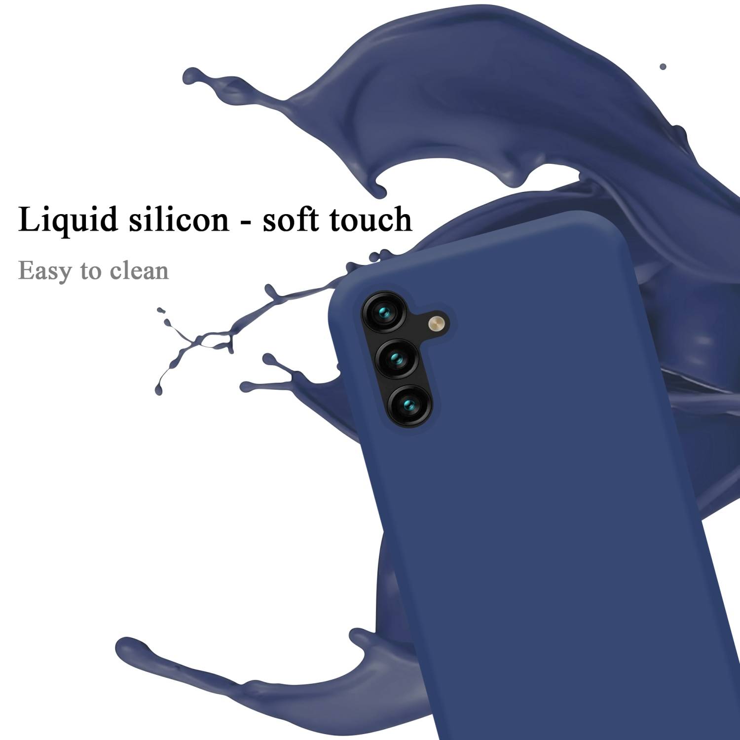 Cadorabo Schutzhülle für Samsung Galaxy A13 5G Hülle in Blau Handyhülle Case Cover TPU Etui