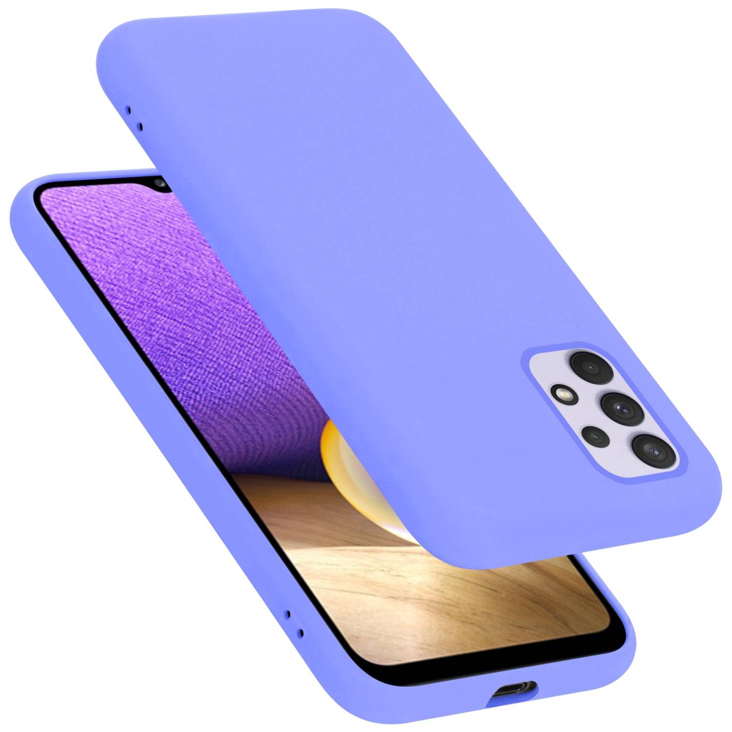 Cadorabo Schutzhülle für Samsung Galaxy A33 5G Hülle in Lila Handyhülle Case Cover TPU Etui