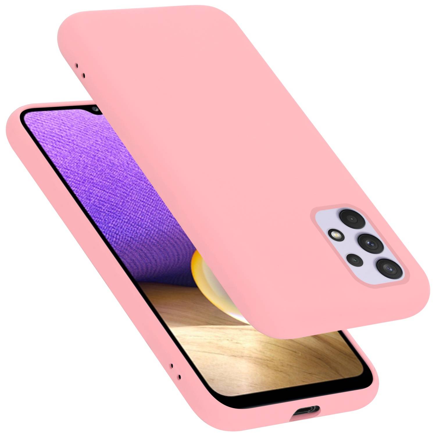 Cadorabo Schutzhülle für Samsung Galaxy A33 5G Hülle in Rosa Handyhülle Case Cover TPU Etui