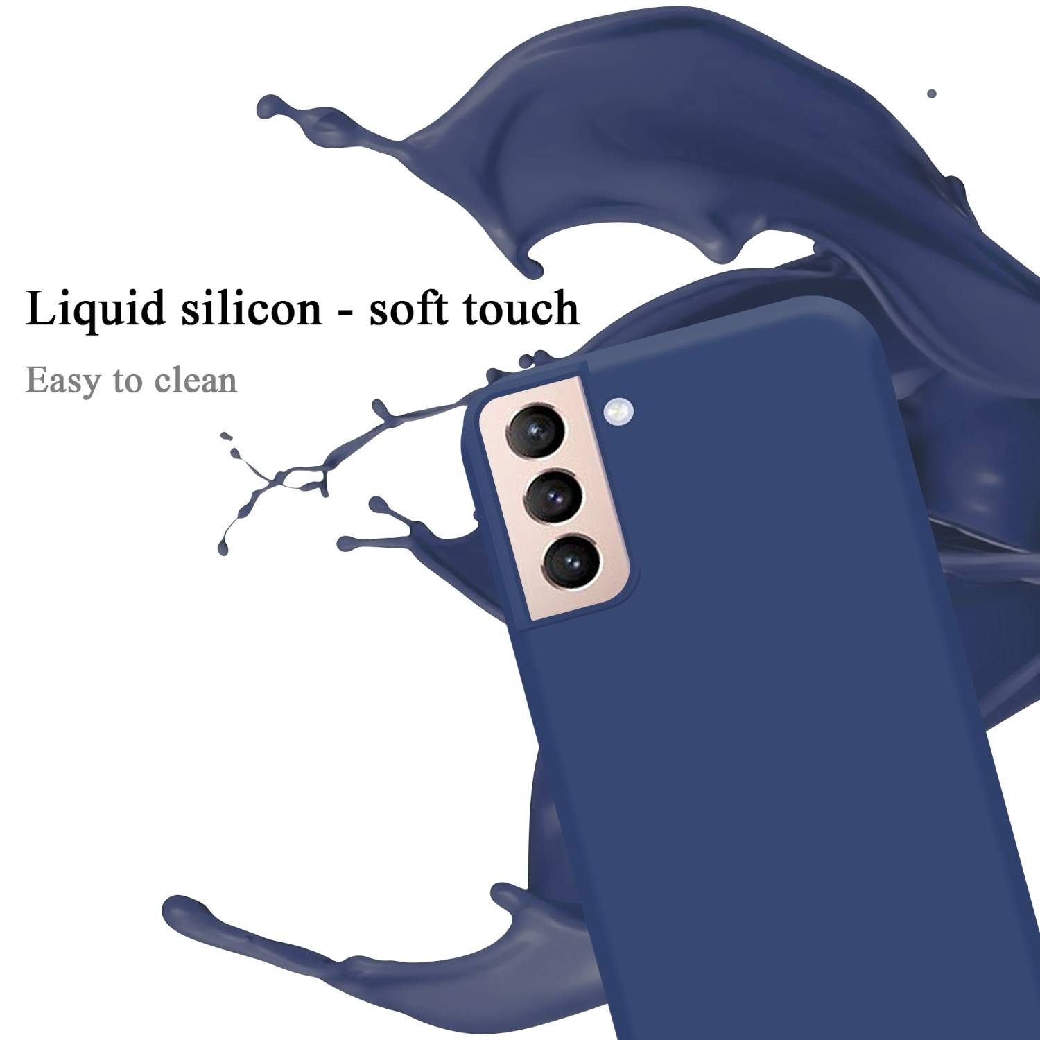 Cadorabo Schutzhülle für Samsung Galaxy S22 PLUS Hülle in Blau Handyhülle Case Cover TPU Etui