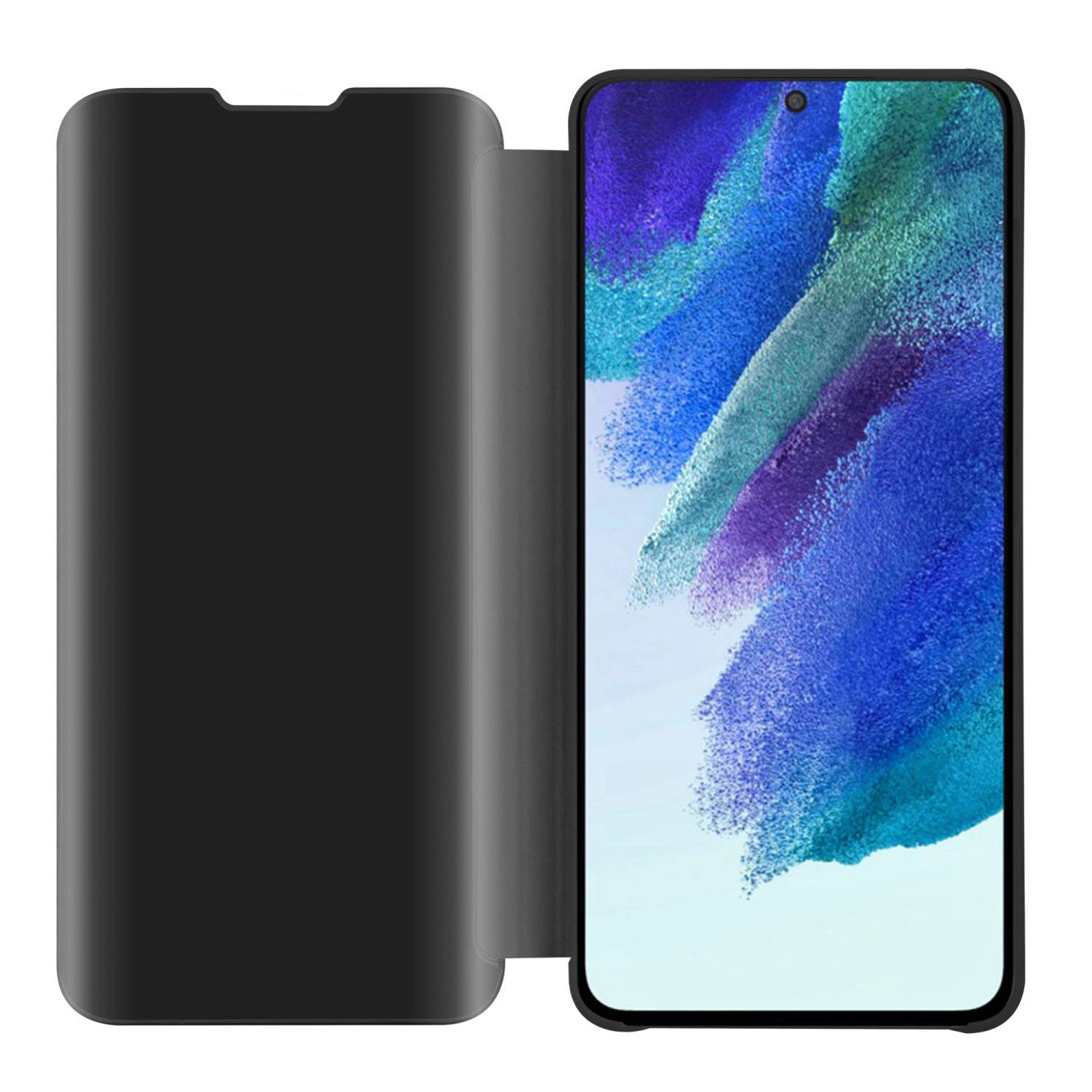 Cadorabo Handyhülle für Samsung Galaxy S22 PLUS in Schwarz Cover Backcover Schutzhülle Book Case Booklet