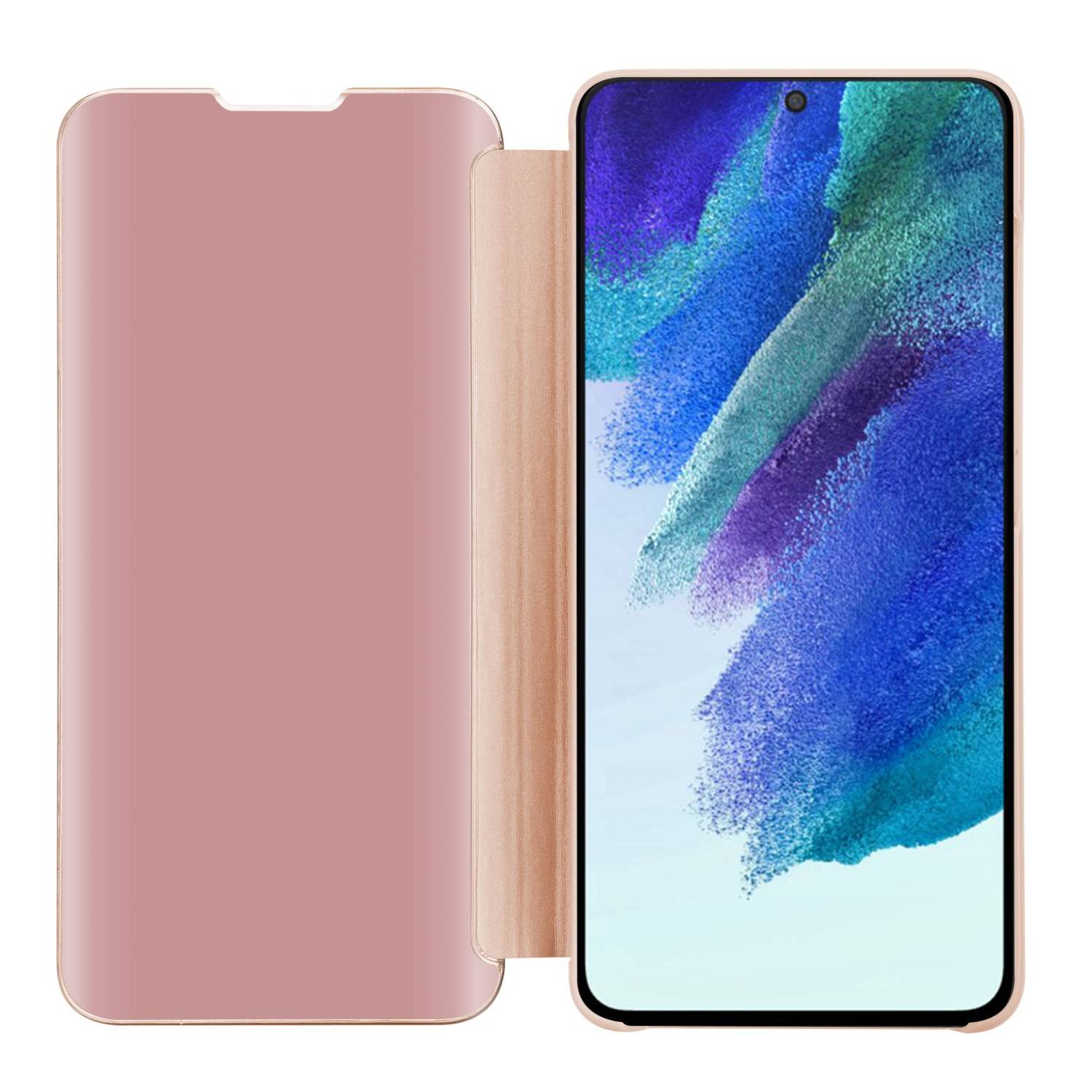 Cadorabo Handyhülle für Samsung Galaxy S22 ULTRA in Schwarz Cover Backcover Schutzhülle Book Case Booklet