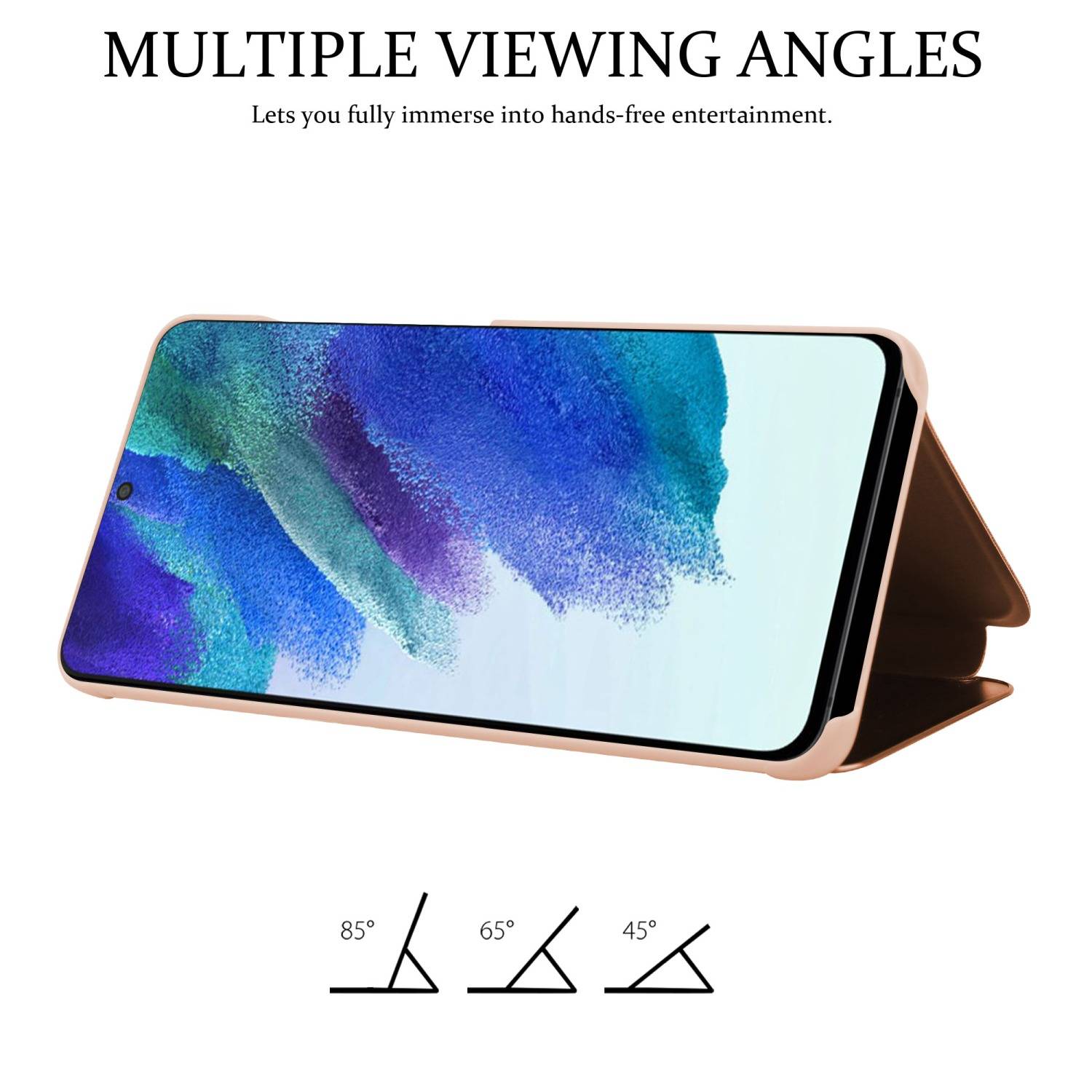 Cadorabo Handyhülle für Samsung Galaxy S22 ULTRA in Schwarz Cover Backcover Schutzhülle Book Case Booklet