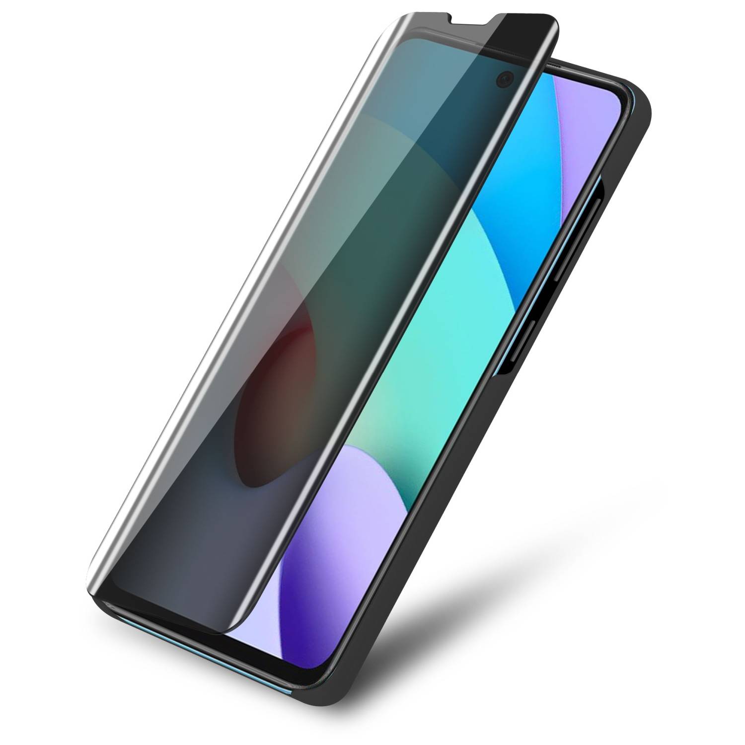 Cadorabo Handyhülle für Xiaomi RedMi 10 / RedMi NOTE 11 4G in Schwarz Cover Backcover Schutzhülle Book Case Booklet