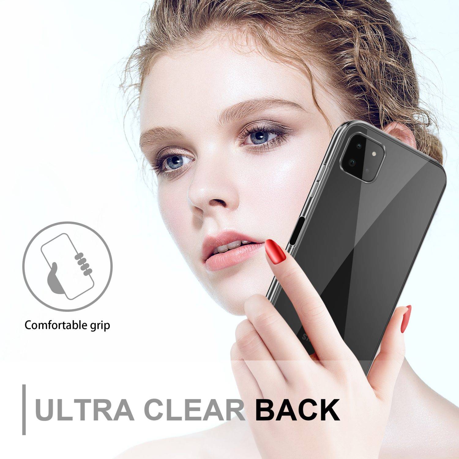 Cadorabo Schutzhülle für Samsung Galaxy A22 5G Hülle in Transparent 360° Etui Full Body Handyhülle Cover Case