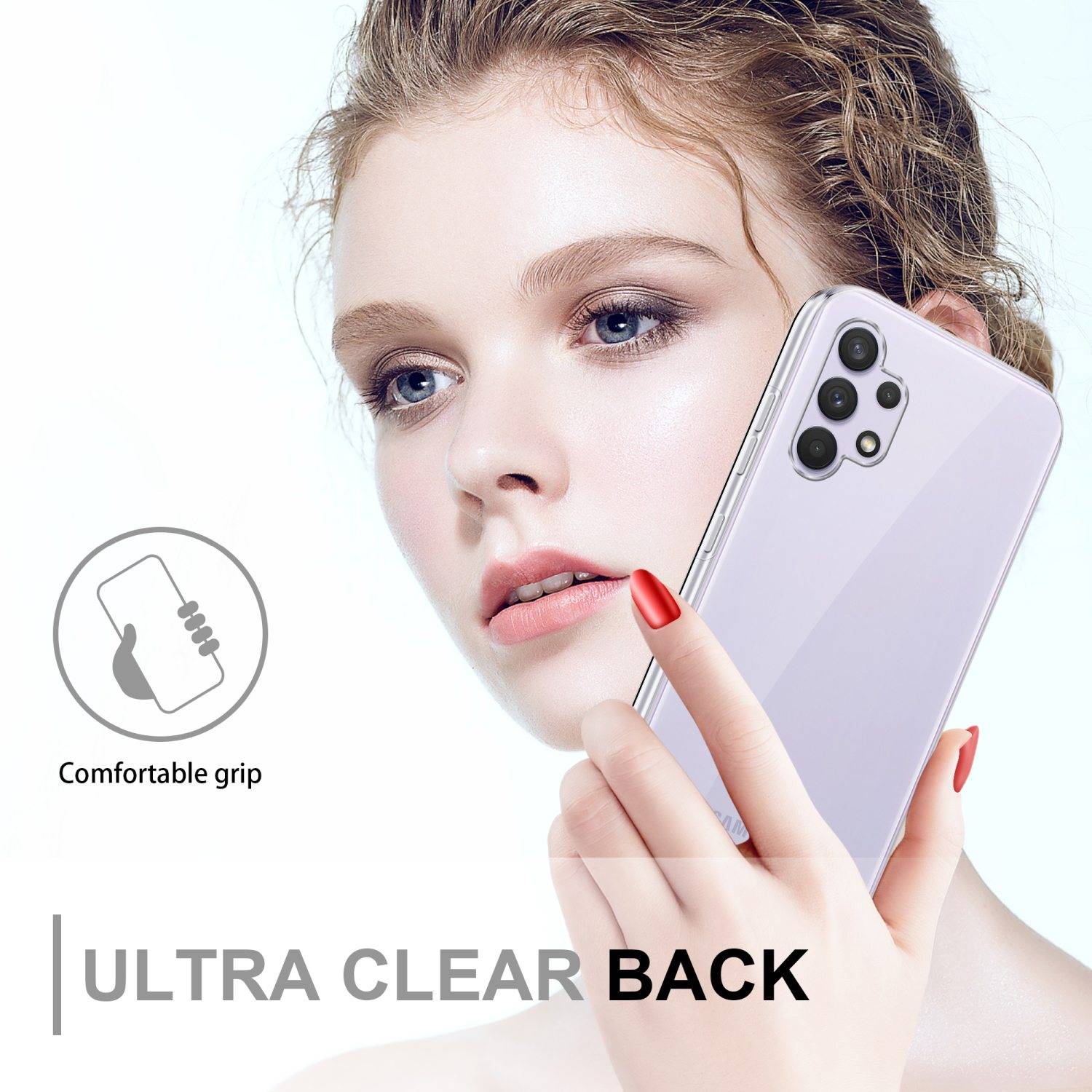 Cadorabo Schutzhülle für Samsung Galaxy A33 5G Hülle in Transparent 360° Etui Full Body Handyhülle Cover Case