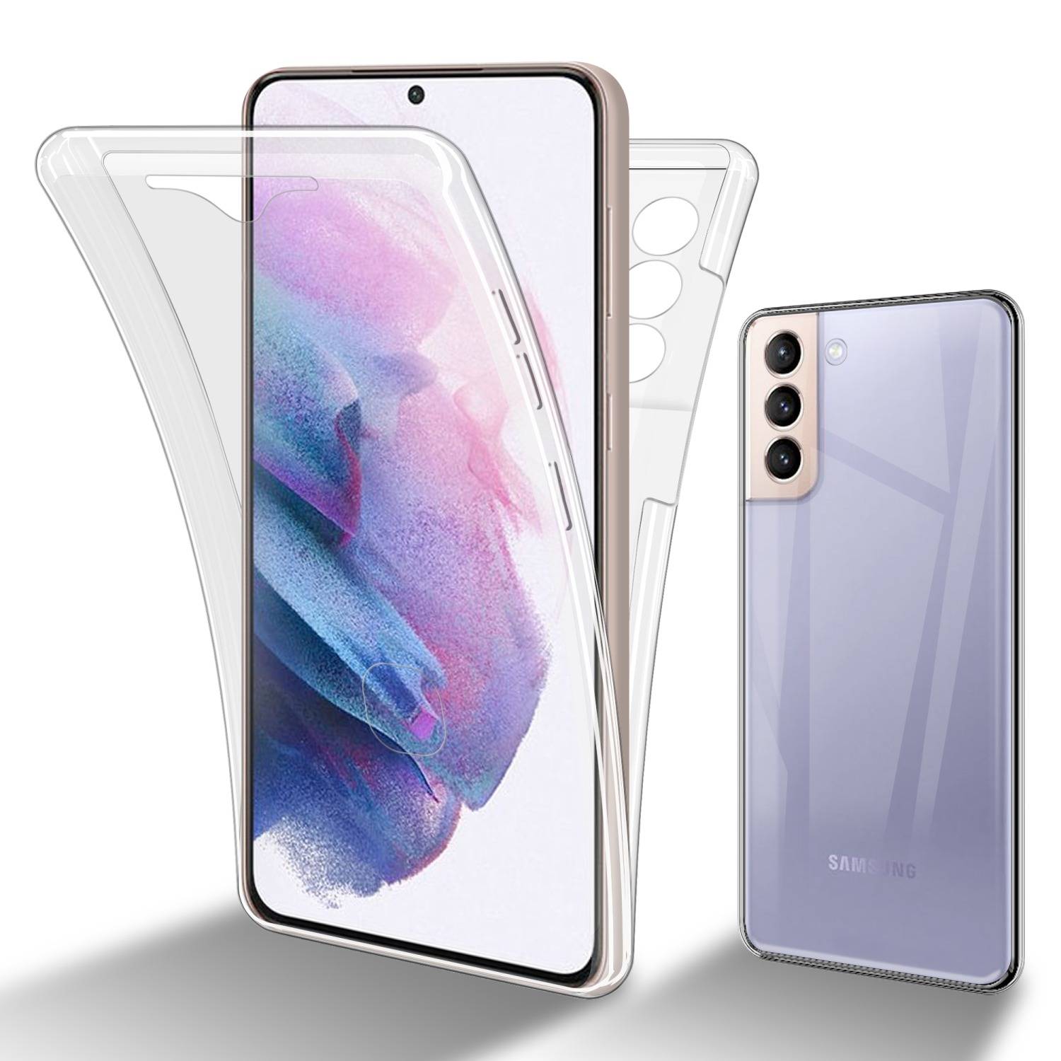 Cadorabo Schutzhülle für Samsung Galaxy S22 PLUS Hülle in Transparent 360° Etui Full Body Handyhülle Cover Case