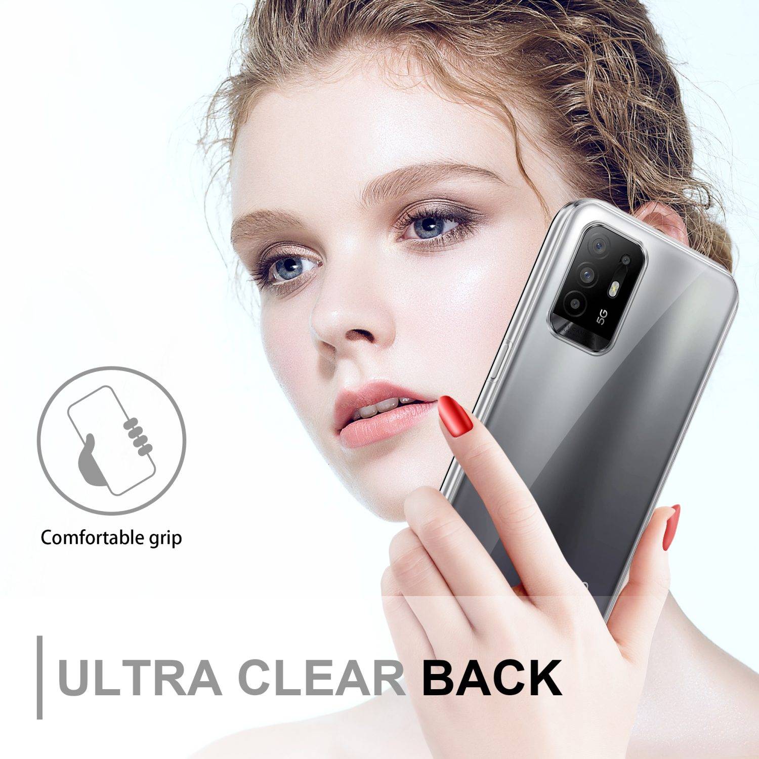 Cadorabo Schutzhülle für Oppo A94 5G Hülle in Transparent 360° Etui Full Body Handyhülle Cover Case