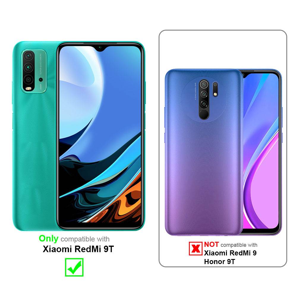 Cadorabo Schutzhülle für Xiaomi RedMi 9T Hülle in Transparent 360° Etui Full Body Handyhülle Cover Case