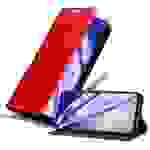 Cadorabo Hülle für Google PIXEL 6 Schutz Hülle in Rot Handyhülle Etui Case Cover Magnetverschluss