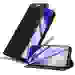 Cadorabo Hülle für Google PIXEL 6 PRO Schutz Hülle in Schwarz Handyhülle Etui Case Cover Magnetverschluss