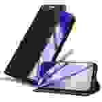 Cadorabo Hülle für OnePlus 9RT 5G Schutz Hülle in Schwarz Handyhülle Etui Case Cover Magnetverschluss