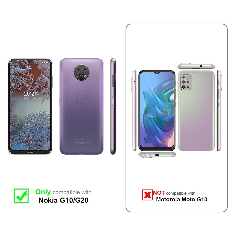 Cadorabo Hülle für Nokia G10 / G20 Schutz Hülle in Grau Schutzhülle Handy Hülle Etui Case Blumen Flower