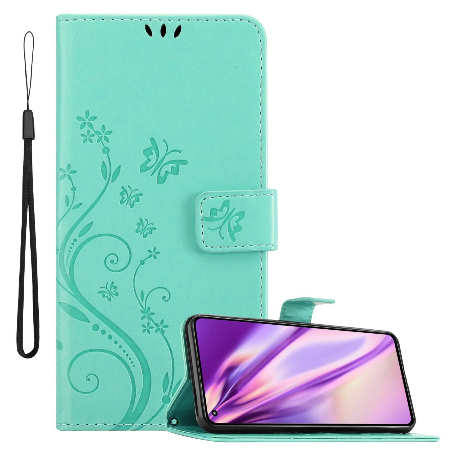 Cadorabo Hülle für Xiaomi Mi 11 LITE (4G / 5G) / 11 LITE NE Schutz Hülle in Türkis Schutzhülle Handy Hülle Etui Case