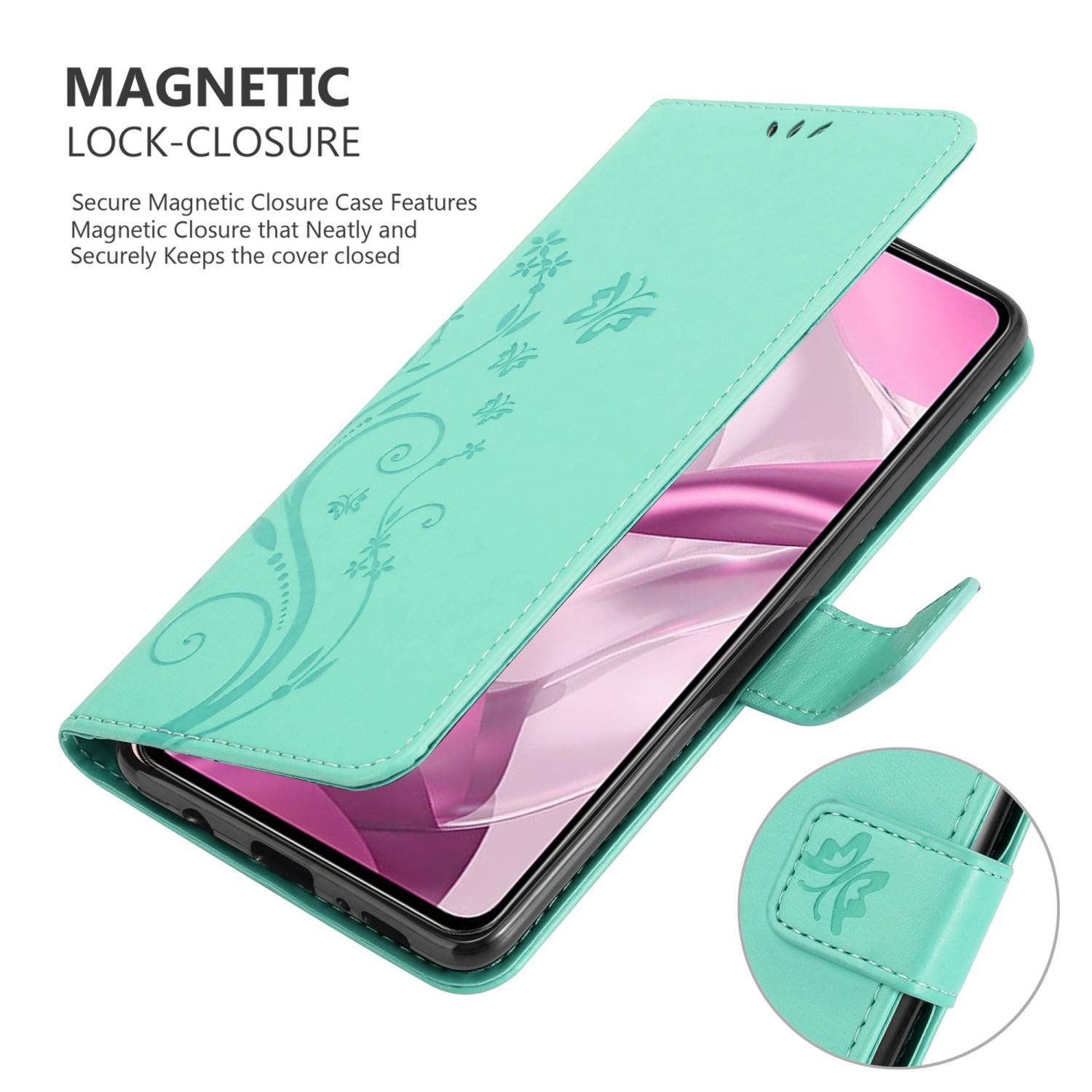 Cadorabo Hülle für Xiaomi Mi 11 LITE (4G / 5G) / 11 LITE NE Schutz Hülle in Türkis Schutzhülle Handy Hülle Etui Case