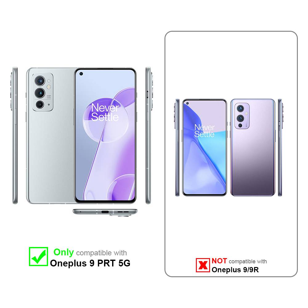 Cadorabo Hülle für OnePlus 9RT 5G Schutz Hülle in Lila Schutzhülle Handy Hülle Etui Case Blumen Flower