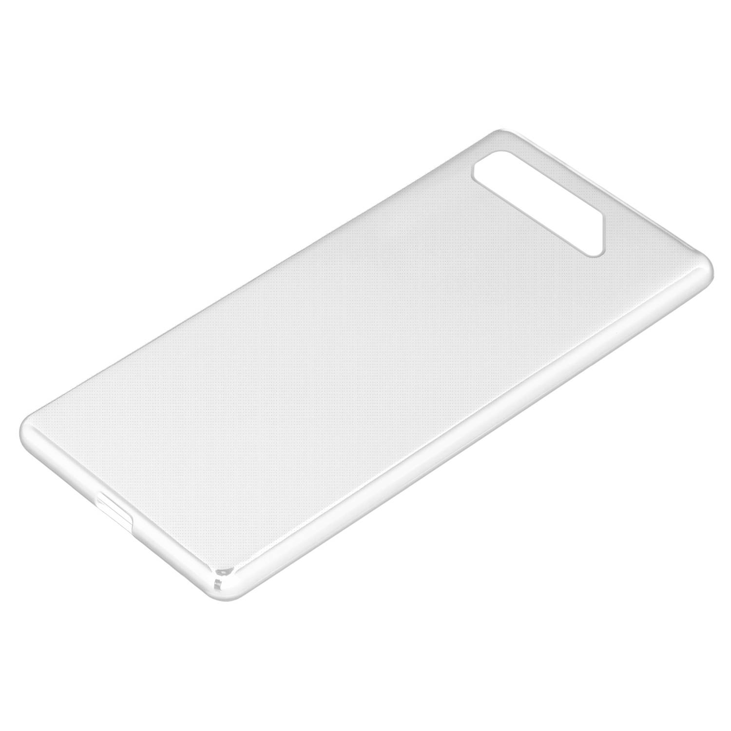 Cadorabo Hülle für Asus ROG Phone 5 Schutz Hülle in Transparent Schutzhülle TPU Silikon Cover Etui Case