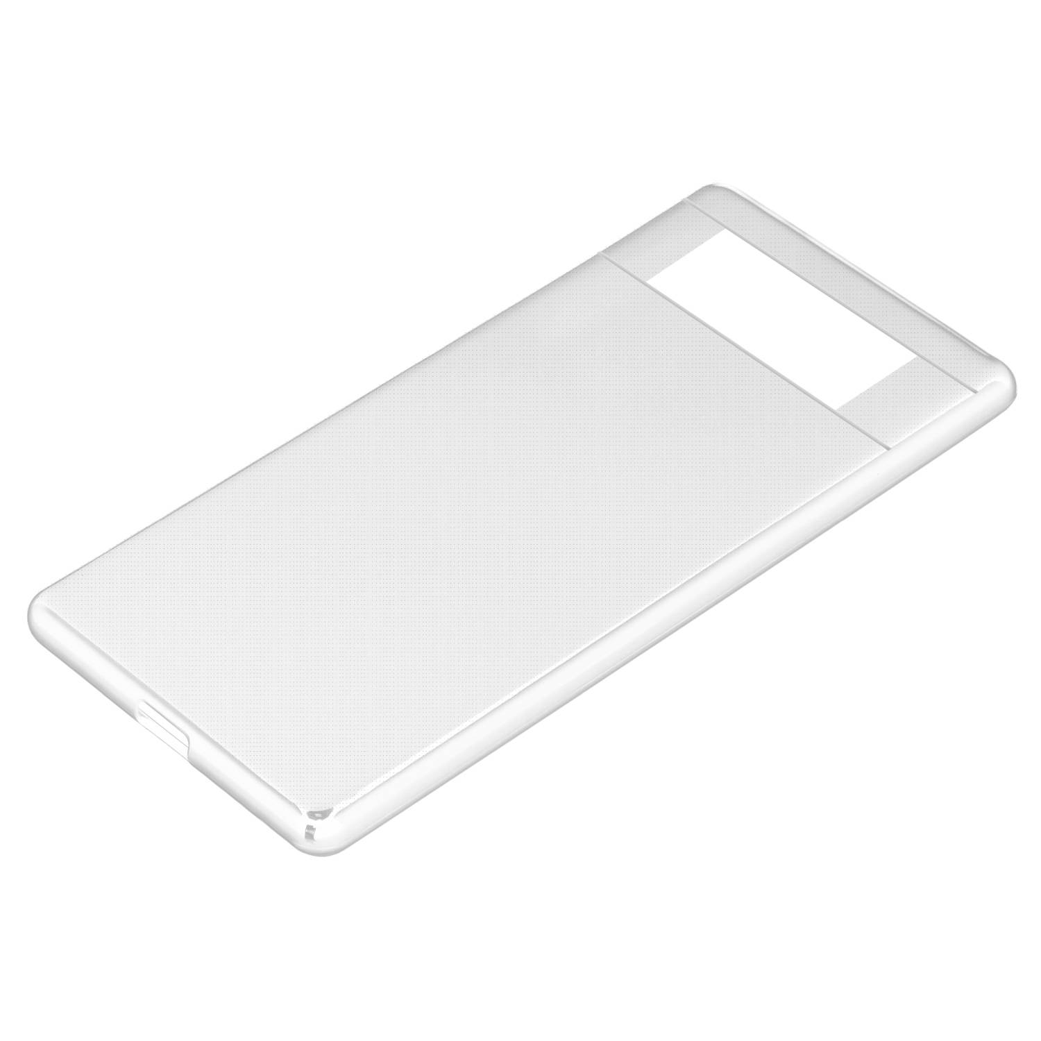 Cadorabo Hülle für Google PIXEL 6 Schutz Hülle in Transparent Schutzhülle TPU Silikon Cover Etui Case