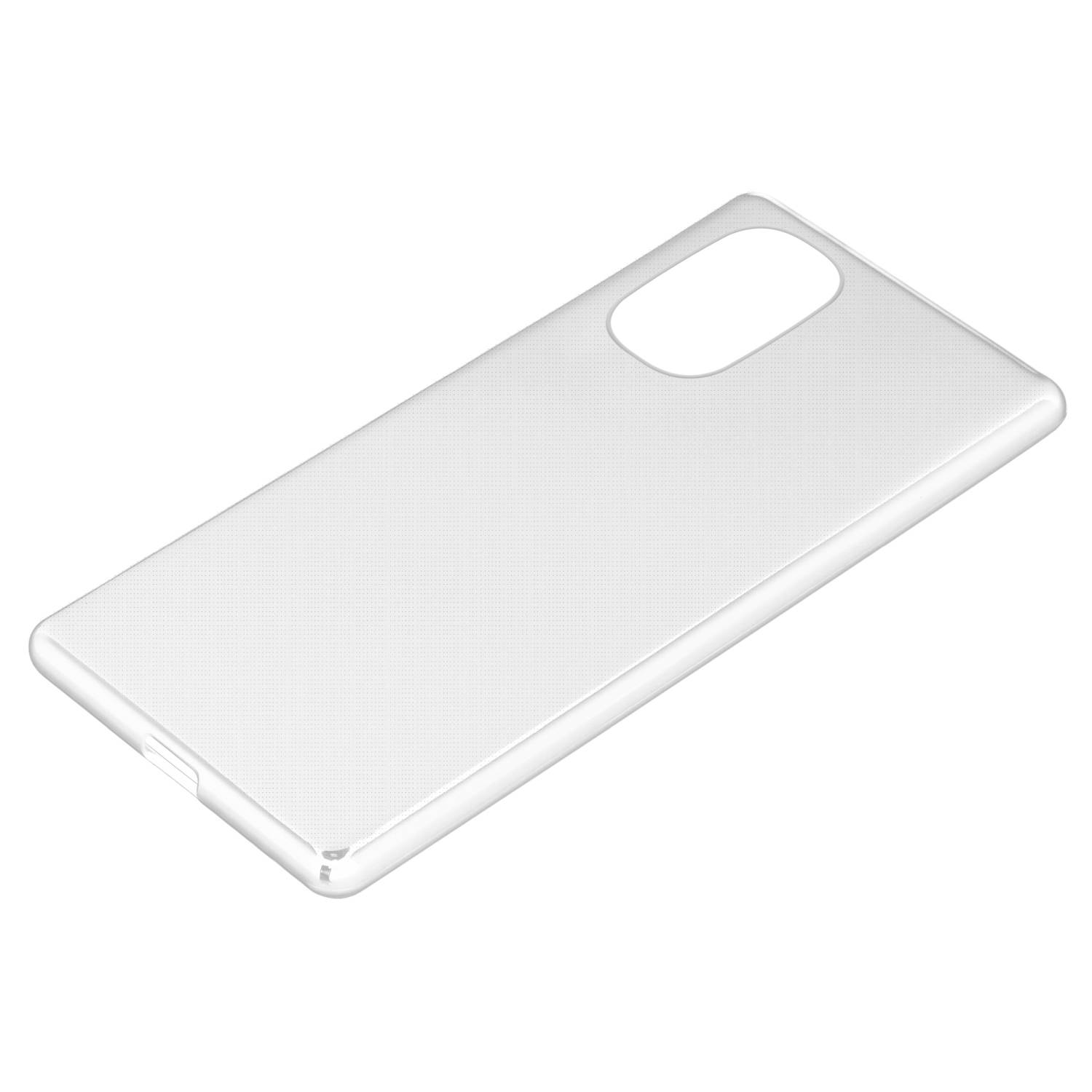 Cadorabo Hülle für Motorola MOTO G51 5G Schutz Hülle in Transparent Schutzhülle TPU Silikon Cover Etui Case