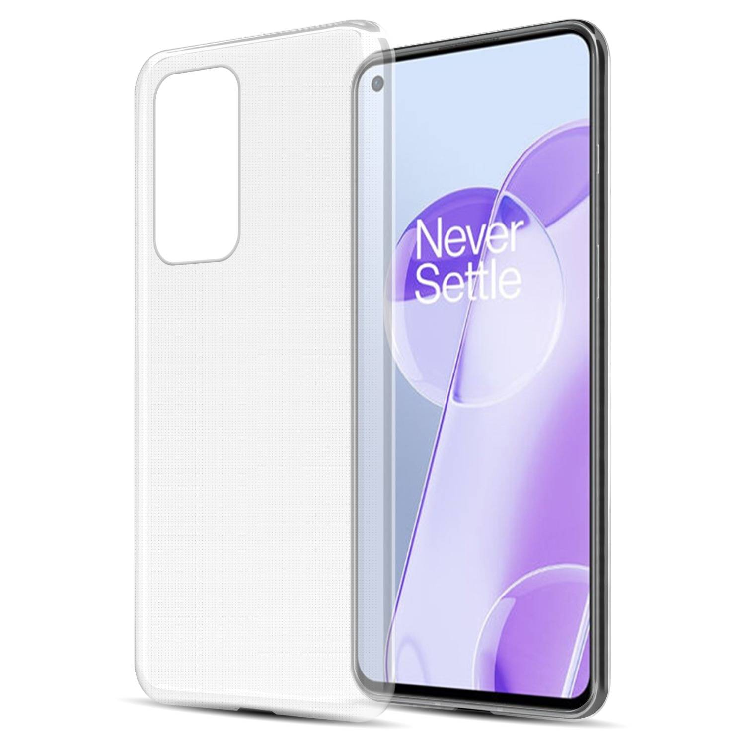 Cadorabo Hülle für OnePlus 9RT 5G Schutz Hülle in Transparent Schutzhülle TPU Silikon Cover Etui Case