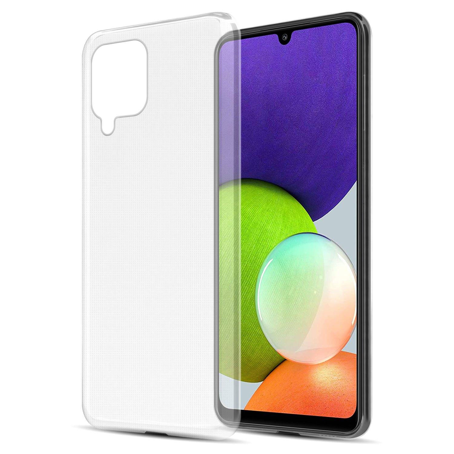 Cadorabo Hülle für Samsung Galaxy A22 4G / M22 / M32 4G Schutz Hülle in Transparent Schutzhülle TPU Silikon Cover Etui