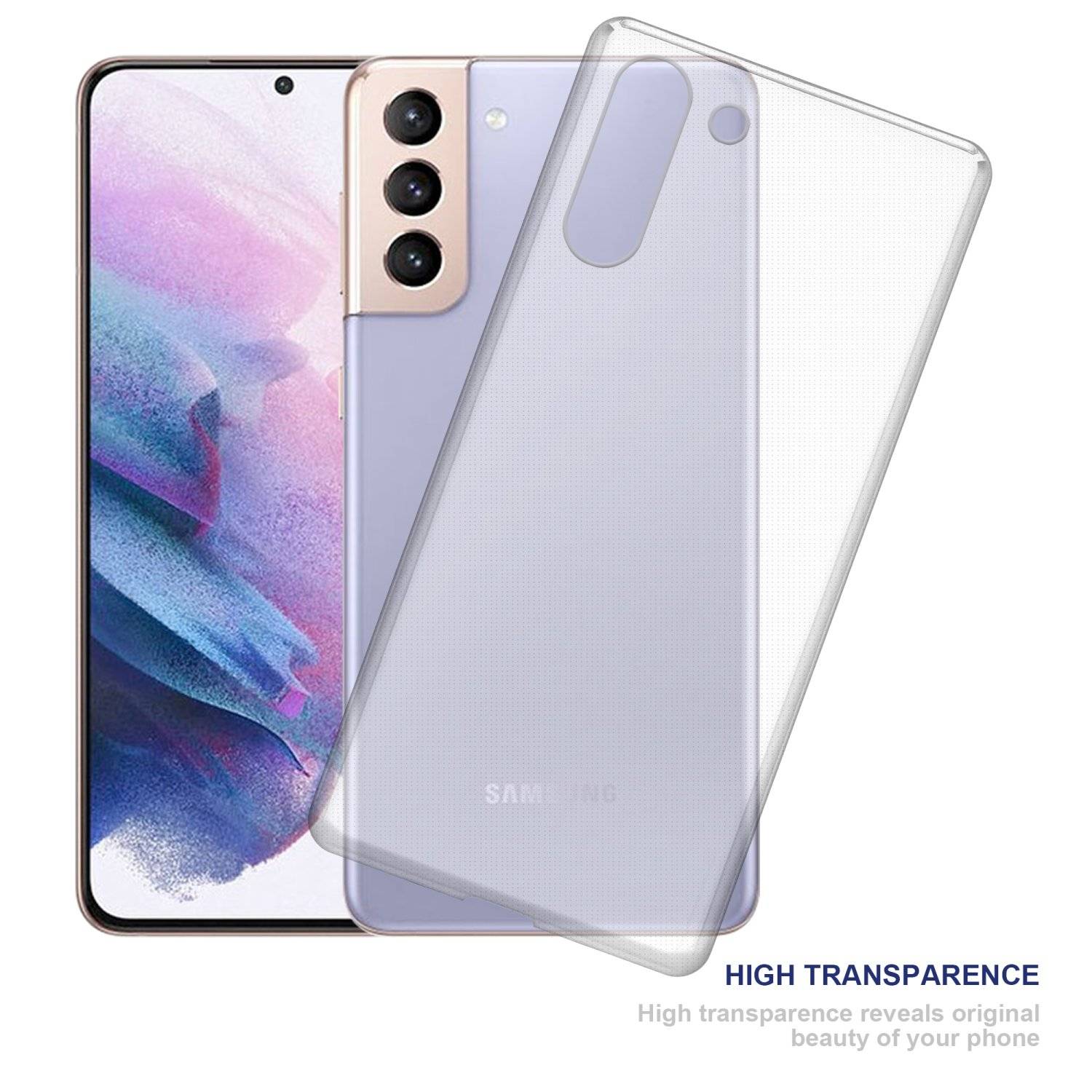Cadorabo Hülle für Samsung Galaxy S22 PLUS Schutz Hülle in Transparent Schutzhülle TPU Silikon Cover Etui Case
