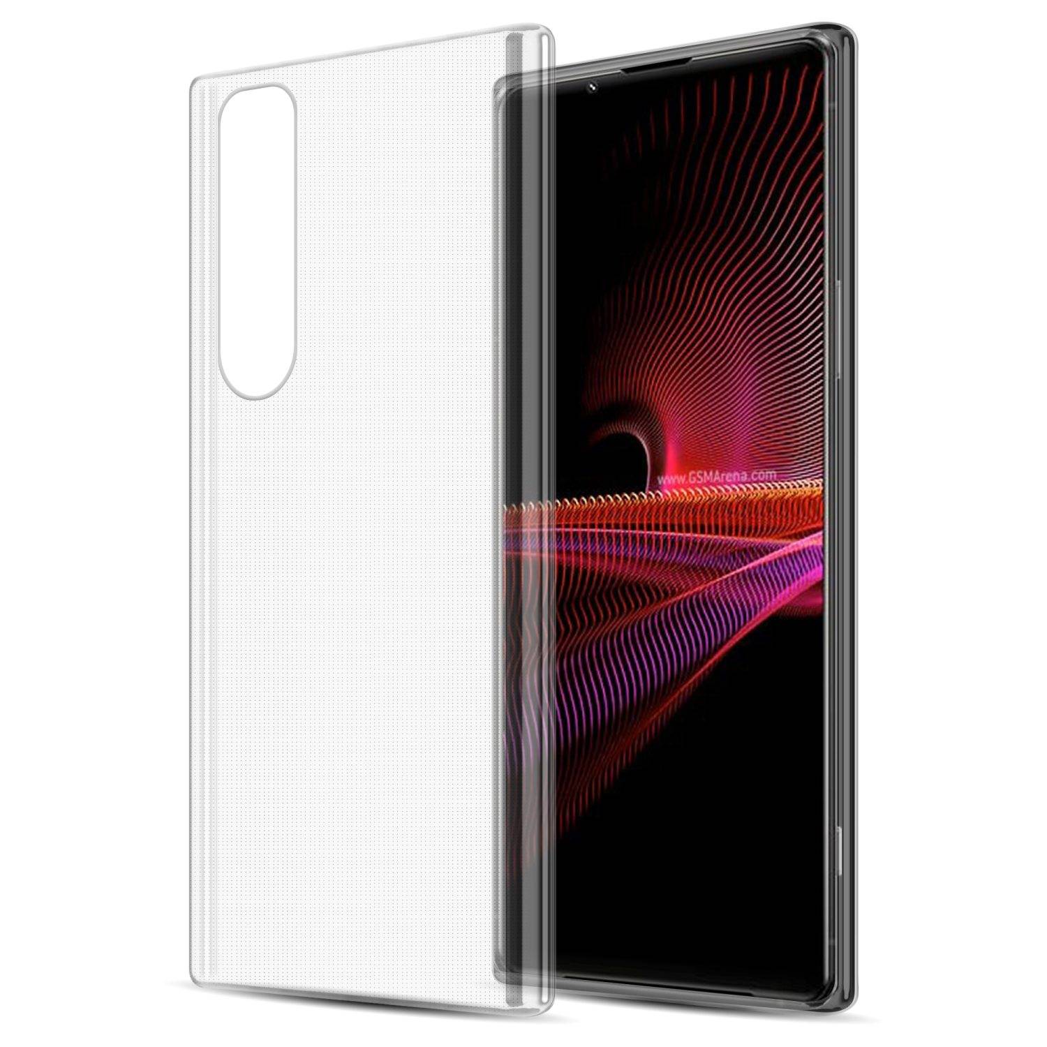 Cadorabo Hülle für Sony Xperia 1 III Schutz Hülle in Transparent Schutzhülle TPU Silikon Cover Etui Case