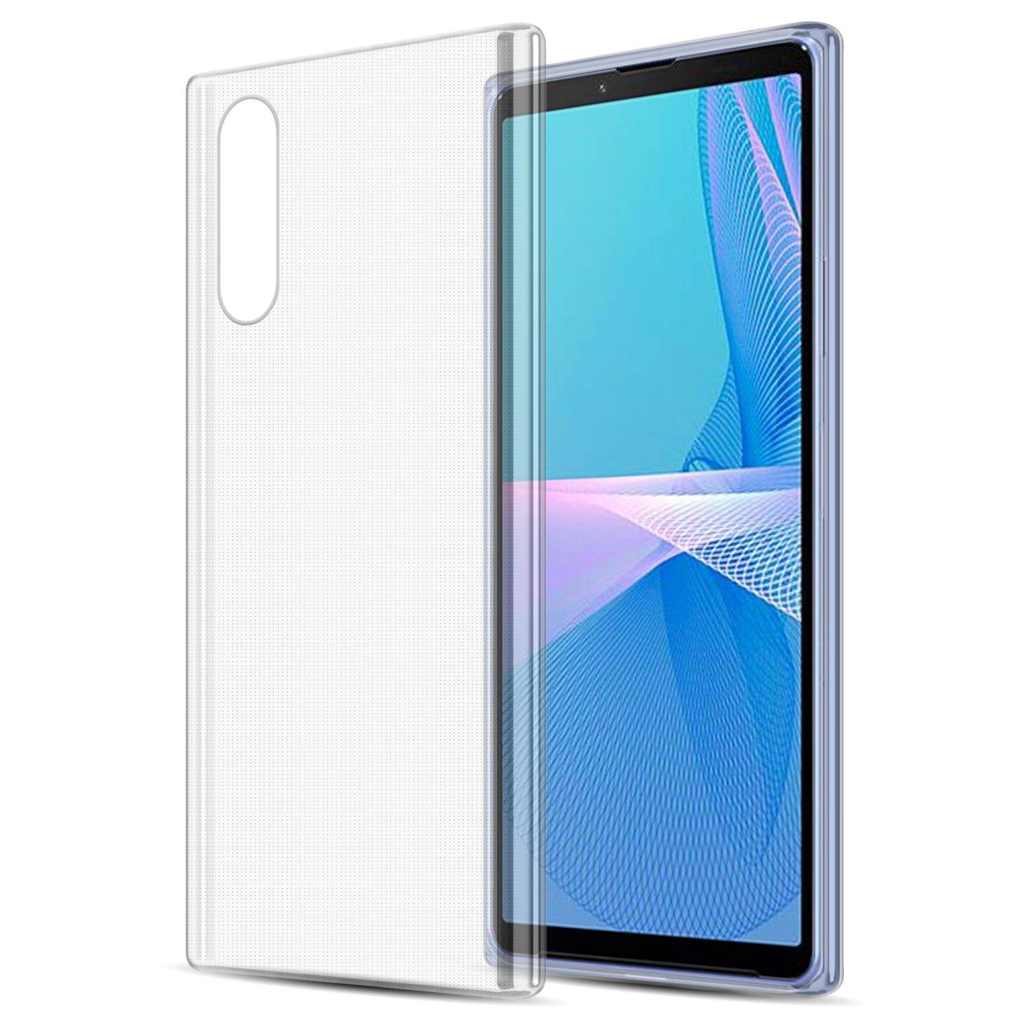 Cadorabo Hülle für Sony Xperia 10 III Schutz Hülle in Transparent Schutzhülle TPU Silikon Cover Etui Case