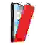 Cadorabo Hülle für Motorola MOTO G31 / G41 Schutz Hülle in Rot Flip Etui Handyhülle Case Cover