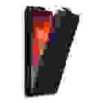 Cadorabo Hülle für OnePlus Nord 2 5G Schutz Hülle in Schwarz Flip Etui Handyhülle Case Cover