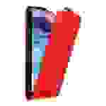 Cadorabo Hülle für OnePlus Nord CE 5G Schutz Hülle in Rot Flip Etui Handyhülle Case Cover