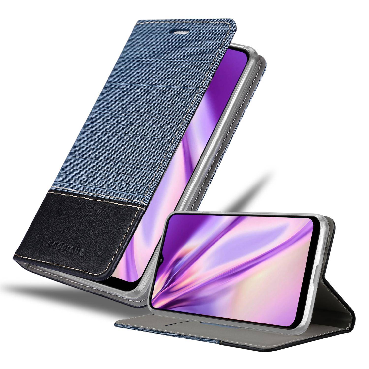 Cadorabo Hülle für Samsung Galaxy A22 5G Schutzhülle in Blau Handy Hülle Etui Book Case Cover