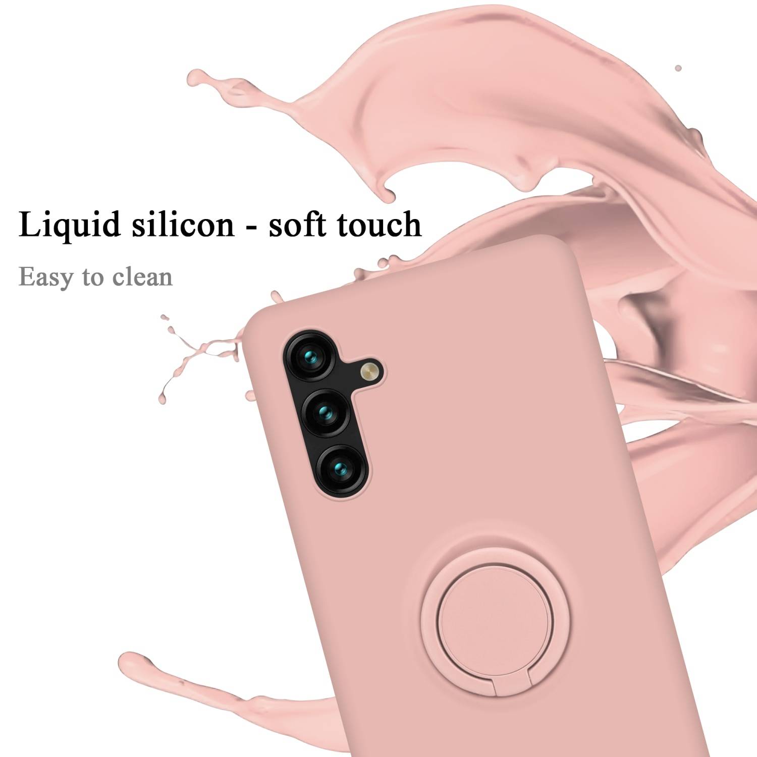 Cadorabo Hülle für Samsung Galaxy A13 5G Schutz Hülle in Rosa Handyhülle TPU Etui Case Cover