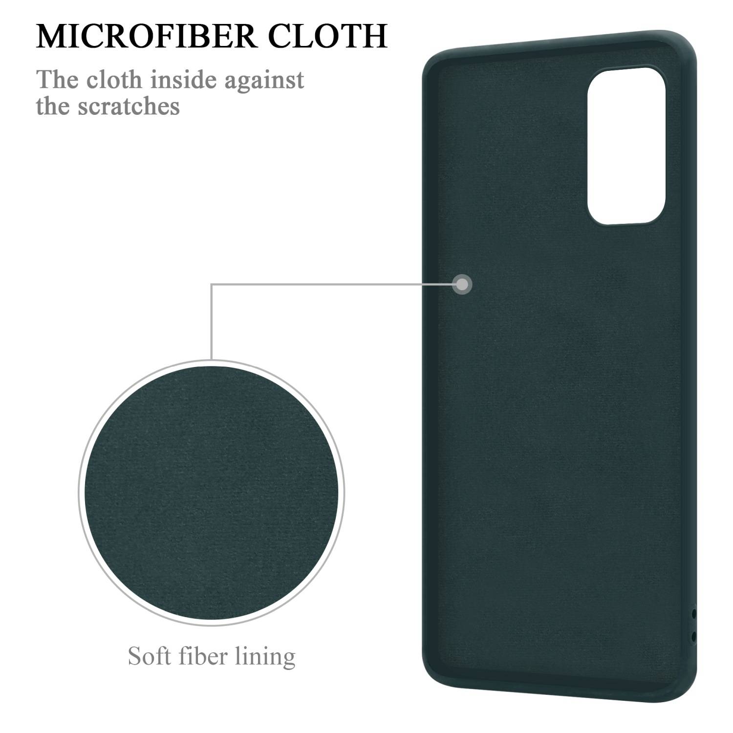 Cadorabo Hülle für Samsung Galaxy A33 5G Schutz Hülle in Grün Handyhülle TPU Etui Case Cover