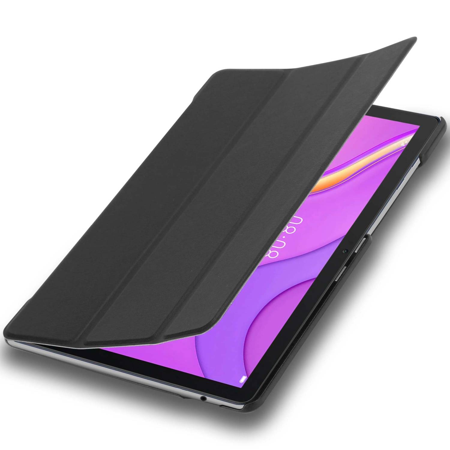 Cadorabo Hülle für Huawei MatePad T 10 (9.7 Zoll) / T 10s (10.1 Zoll) Tablet Hülle in Schwarz Schutzhülle Etui Case