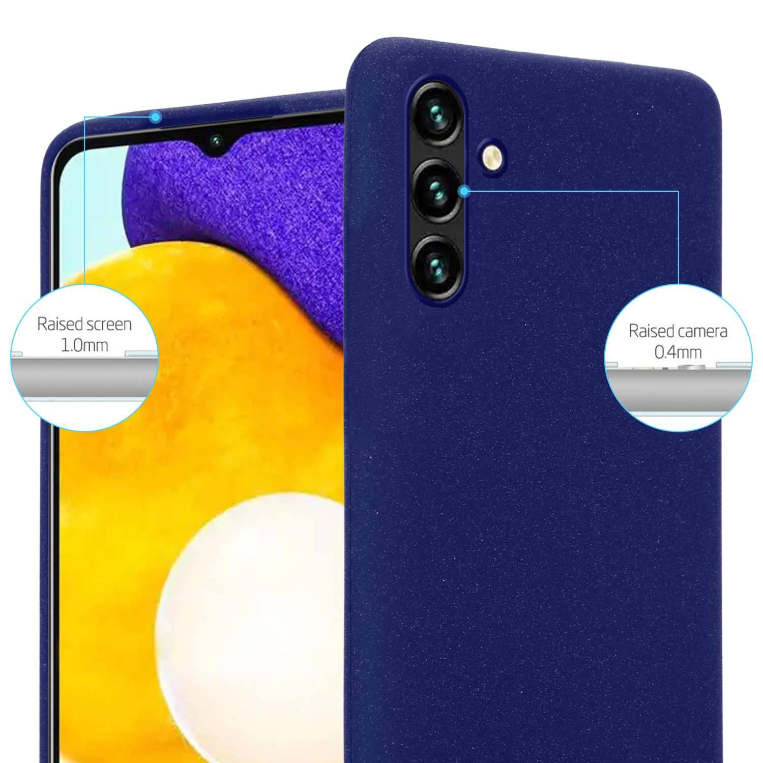 Cadorabo Schutzhülle für Samsung Galaxy A13 5G Hülle in Blau Handyhülle TPU Etui Cover Case