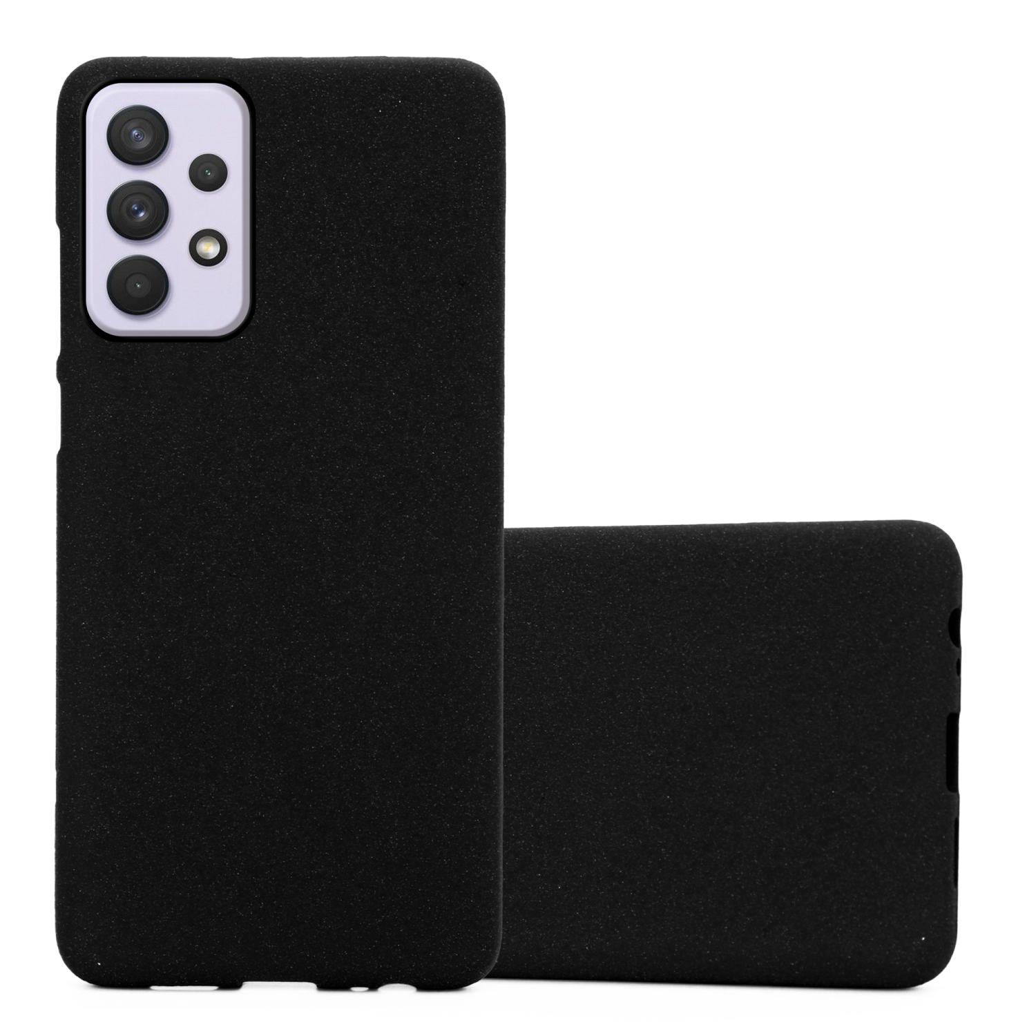 Cadorabo Schutzhülle für Samsung Galaxy A33 5G Hülle in Schwarz Handyhülle TPU Etui Cover Case
