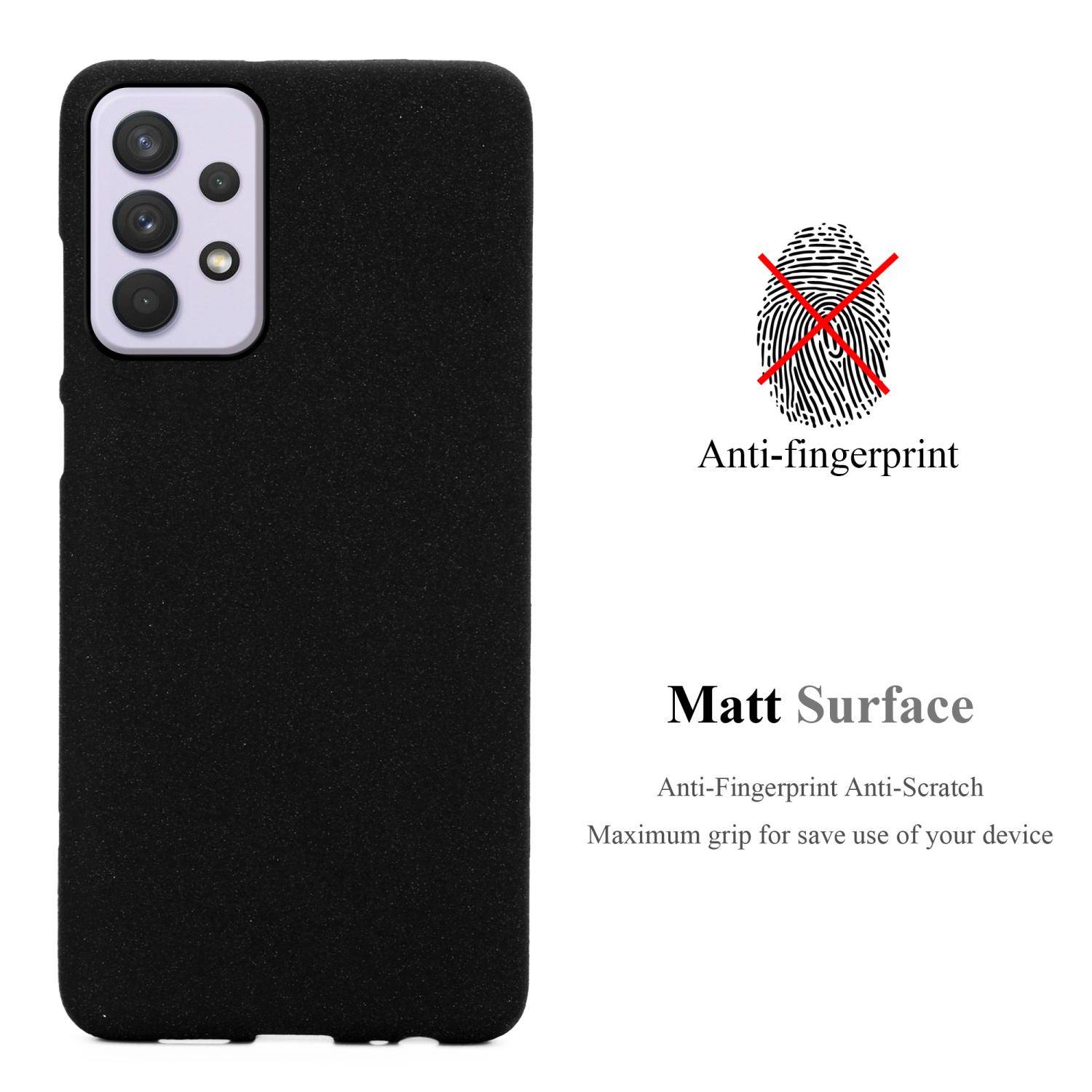 Cadorabo Schutzhülle für Samsung Galaxy A33 5G Hülle in Schwarz Handyhülle TPU Etui Cover Case